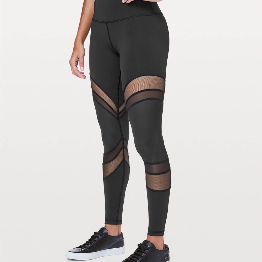 lululemon seek the heat mesh tights